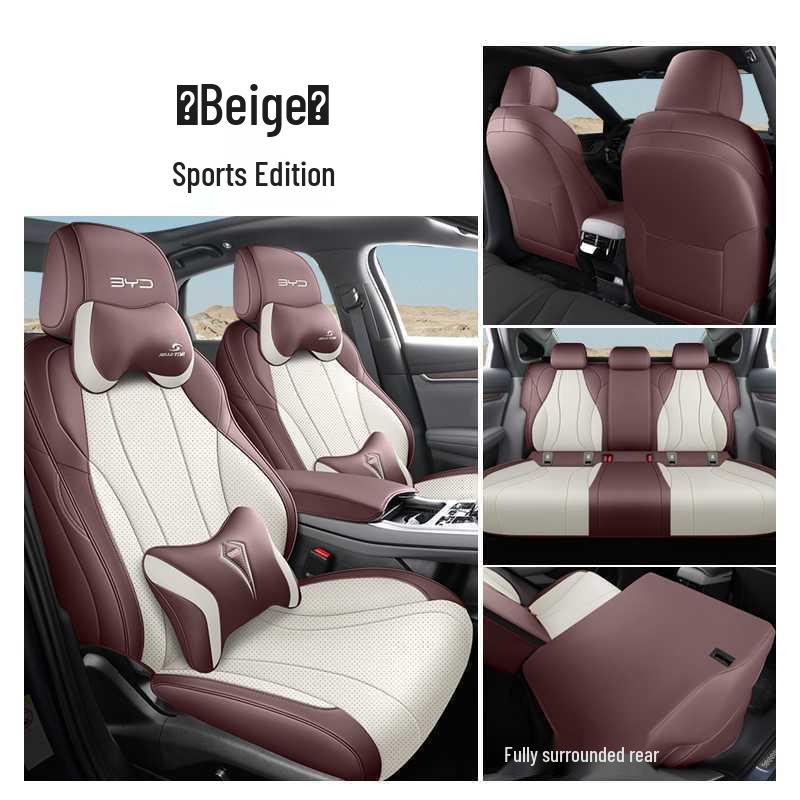 BYD Seal DMI Leather Seat Covers: Universal, Full Coverage & All-Season