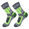Unisex Mid Calf Ski Socks, Nylon Breathable Sweat Absorbent Winter Sports Socks for Men Women, 168N Terry Knit Thermal Socks