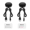 DC 5 В USB светодиодный диммер с сенсорным датчиком, проницаемый 25 мм, дерево, стекло, акрил, затемняемый переключатель, сделай сам, кухонный шкаф, лампа для гардероба