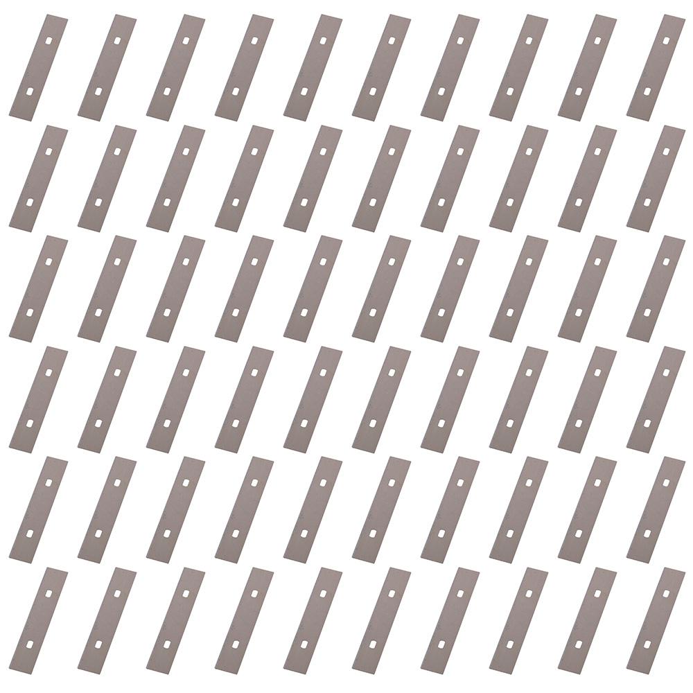 60 шт. Белые лезвия для бритвы Лезвия из нержавеющей стали Инструмент-скребок Лезвия для скребка Удаление этикеток