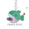 Stuffed Doll Blue Shark Pendant Stuffed Animal Plush Shark Keyring  Kids Gifts