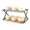 1PC Cooling Rack 45x28x5cm 3-Tier Collapsible Cooling Rack For Baked Goods - Space-Saving & Easy To Clean Baking Kitchen Tools