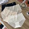 Women Panties Mid Waist Seamless Thin High Elasticity Solid Color Good Breathability Lady Underpants Female Daily Underwear