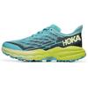 HOKA Speedgoat 5 Coastal Shade Green Glow Women Sneakers Blue 1123158-CSGG