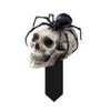 Zombie Garden Decor Halloween Scarecrow Stake, 2D Flat Creepy Ornament, Spooky Doll Black Ground Stakes Decoration, Scary Yard Art Sign for