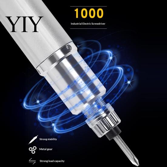 Heavy Duty Screw Tool 220V Electric Screwdriver, Corded Power with High Torque & Variable Electronic Assembly Speed Settings for Home DIY Furniture