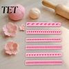 Plastic Clay Sculpting Toy 6Pcs Polymer Flower Petal Cutter, 6 Shapes 3D Making Cake Decoration Cutters Tool, Handmade Crafting Tools for DIY