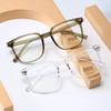 Простые плоские очки, Квадратная оправа для очков, Ретро литературная оправа для очков, Оправа для очков для близорукости