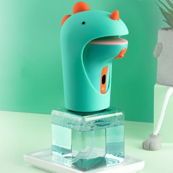 Автоматический сенсорный дозатор мыла в форме мультяшного динозавра, бесконтактный дозатор мыла для рук IPX7