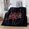 Мягкое плюшевое одеяло Slayer Heavy Metal Band, фланелевое одеяло, одеяло для гостиной, спальни, кровати, дивана, чехол для пикника, теплое детское одеяло