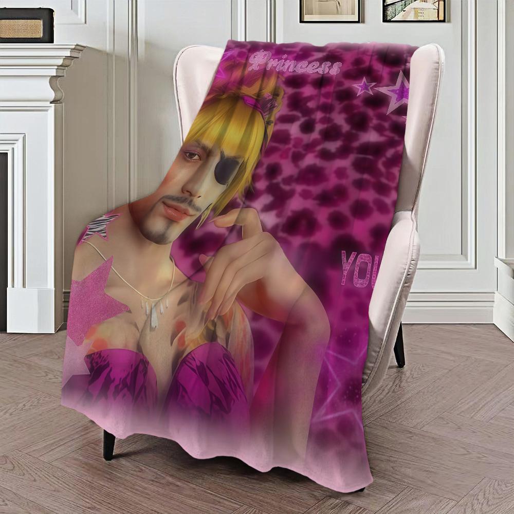 Y-Yakuza Game Goromi Blanket For Sofa Room Microfiber Bedding Blanket office Travel Gift Home