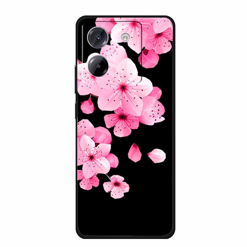 Funda For Xiaomi Poco M7 Pro 5G Case Cute Cartoon Black Silicone Soft Phone Case For POCO M7 Pro Back Cover Case M7Pro Coque Bag