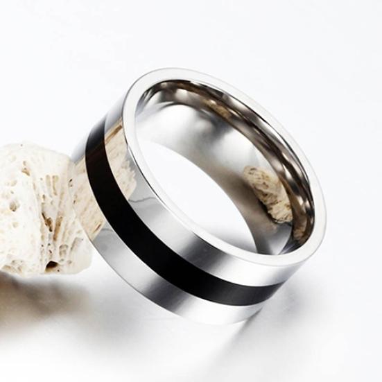 Женское и мужское простое свадебное обручальное кольцо из нержавеющей стали, ювелирное кольцо на палец