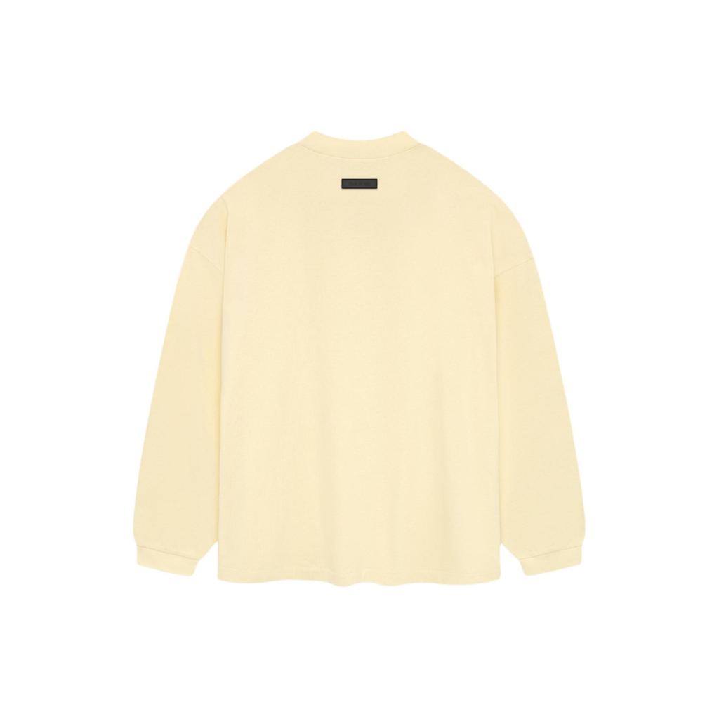 Fear of God Essentials Мужская футболка с длинным рукавом Садовый желтый Топы 125SP244201F