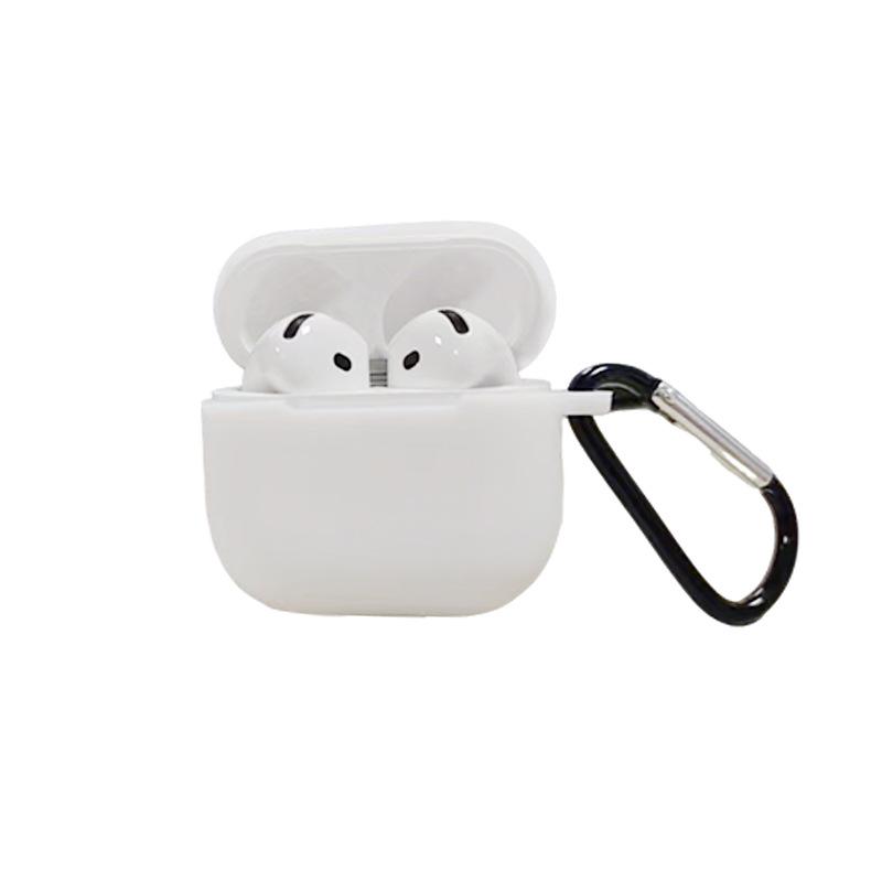 "AirPods 4 Silicone Protective Cover: Anti-Fall, Skin-Friendly Soft Case for Apple Wireless Earphones"