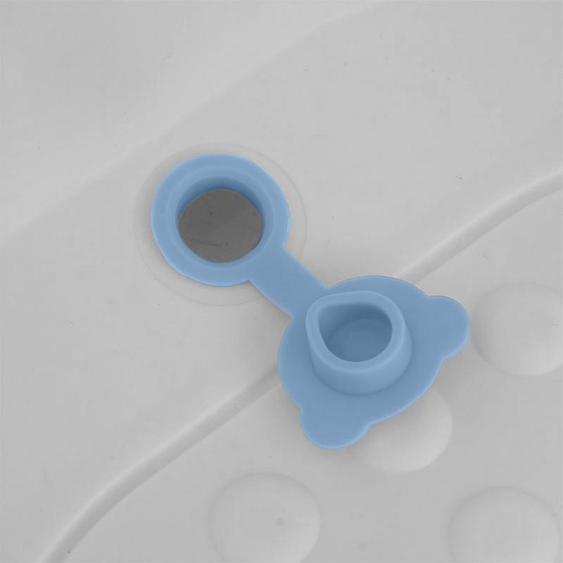 2pcs Silicone Bathtub Stopper Leakage-proof Drain Cover Sink Hair Stopper Tub Flat Plug Stopper Tub Stopper For Bathroom