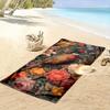 Graceful pheasant amidst blossoms Print beach towel, quick drying, suitable for travel, outdoor sports, jogging, the beach and swimming, gift