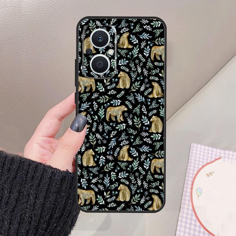Чехол Tigers Leopards tropical leaves Для OPPO Reno 11 12 13 14 Pro 11F 12F 13F 14F 7 8 Lite Чехол OPPO Find X9 X6 X5 X8 Pro