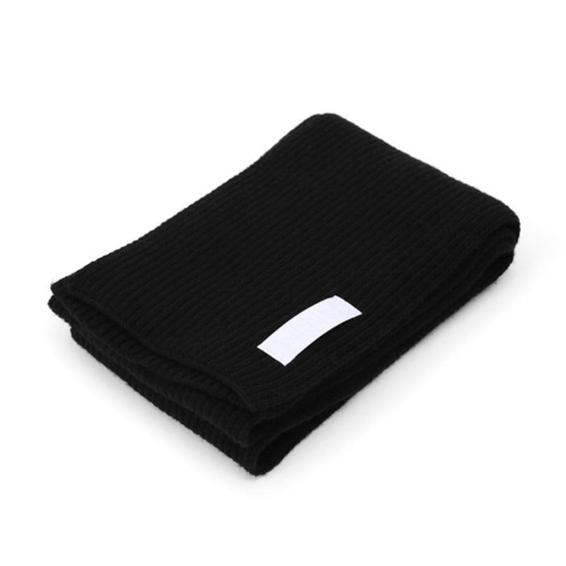 UNDERCONTROL STUDIO PLAIN MUFFLER / LAMBS WOOL / Bk