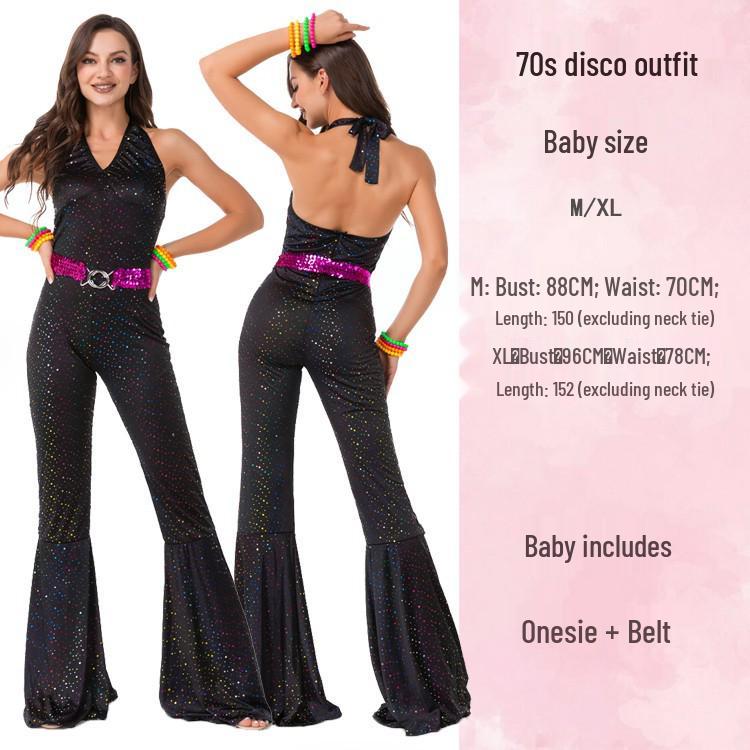 Хэллоуинский костюм диско-хиппи 70-х