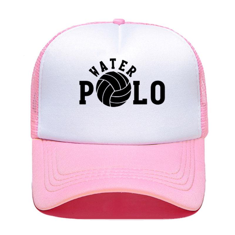 New Waterpolo Player Print Casual Women Unisex Unisex Summer Parentchild Hats Mesh Visor Outdoor Sun Hat