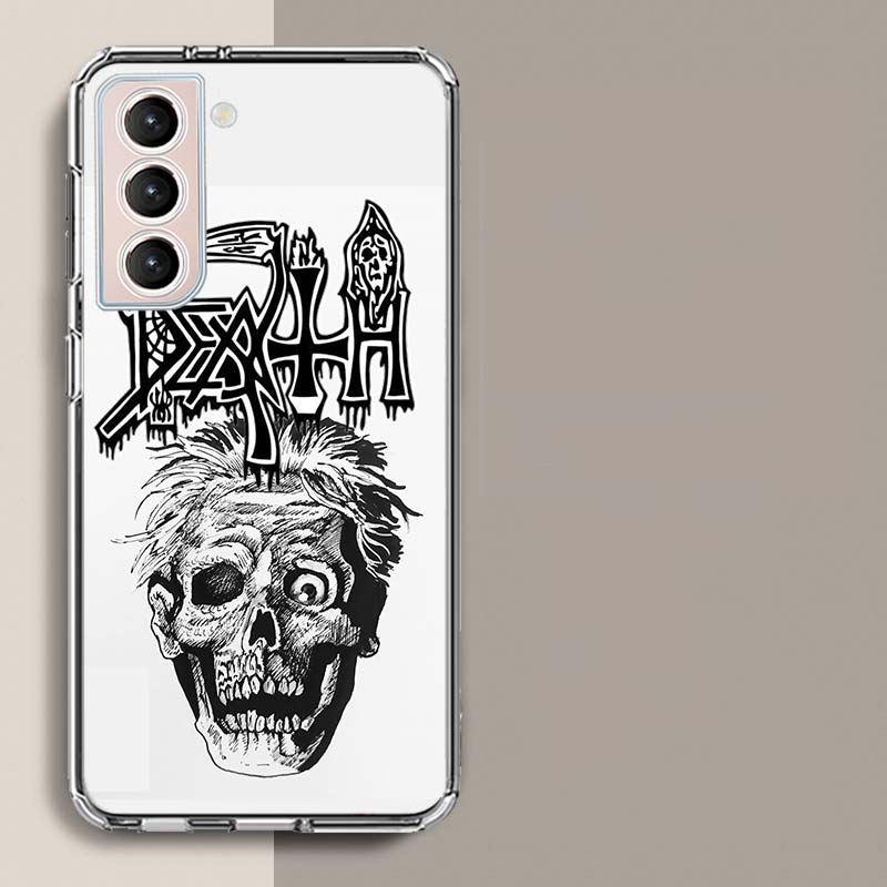 Metal Band D-Death Phone Case For Samsung A16 A26 A36 A56 A17 A15 A25 A35 A55 A14 A24 A34 A54 A04S A05S Galaxy Note 20 10 9 8 A9