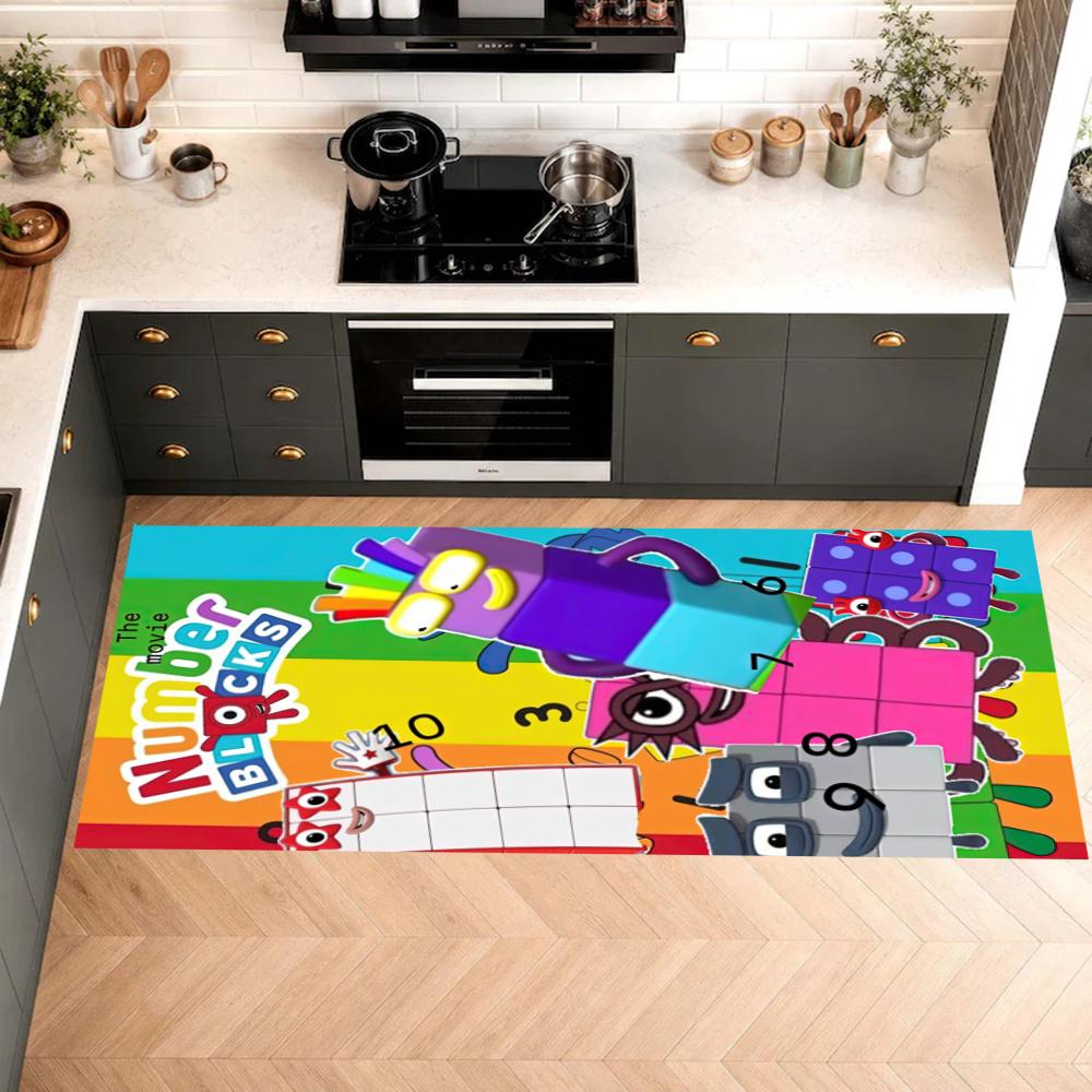 Numberblocks Kitchen Carpet Nonslip Floor Mat Ideal For Indoor And Outdoor Entryway Door Mat Laundry Room Bathroom Foot Mat