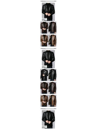 Мужская утолщенная кожаная куртка из овчины для осени и зимы - Идеально подходит для среднего и пожилого возраста