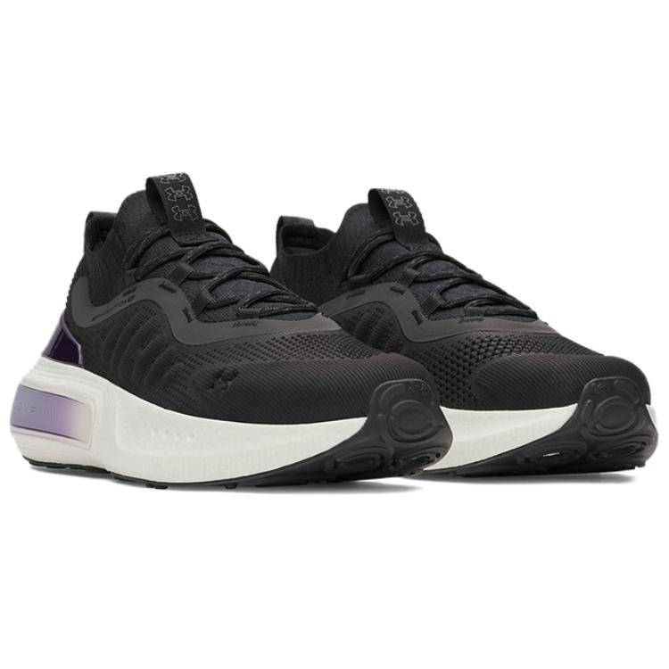 Under Armour Phantom 4 Удобные Универсальные Прочные Низкие Повседневные Кроссовки Унисекс Черный 6008869-001