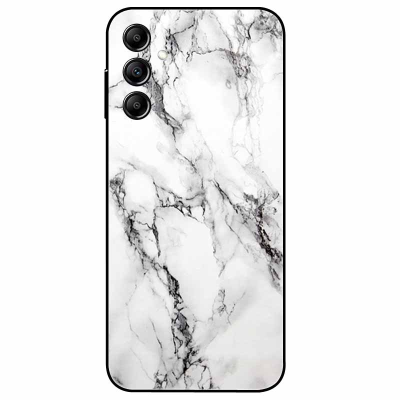Чехол для Samsung Galaxy A54 5G A34 A24 S23 Чехол Цветочный Мраморный ТПУ Мягкий Силиконовый Чехол для GalaxyA54 A 34 Расписные Корпуса Телефонов