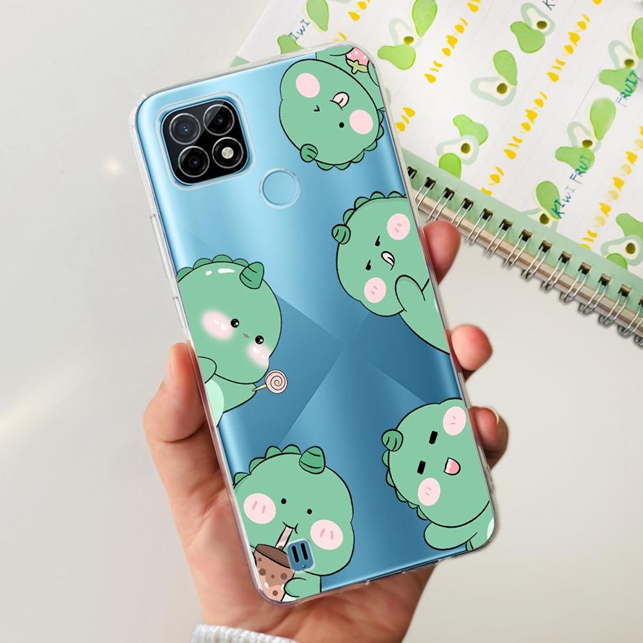 Чехол для Realme C21Y C25Y Милый Расписной Чехол Мягкий Силиконовый Чехол для Телефона Для Realme C25Y C 21 Y RealmeC21Y RelmeC25Y Задняя Крышка Сумки