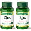 Nature's Bounty Zinc 50mg 250 Capsules 2 pcs