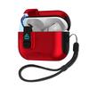 Чехол для Airpods 4 Магнитная крышка с замком Безопасности С ремешком Защита всего корпуса Ударопрочный Зарядный кейс для наушников Для Airpods Pro 3 2