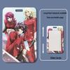 Силиконовый держатель для карт Gundam Seed для студенческих, рабочих, ID и кампусных карт.