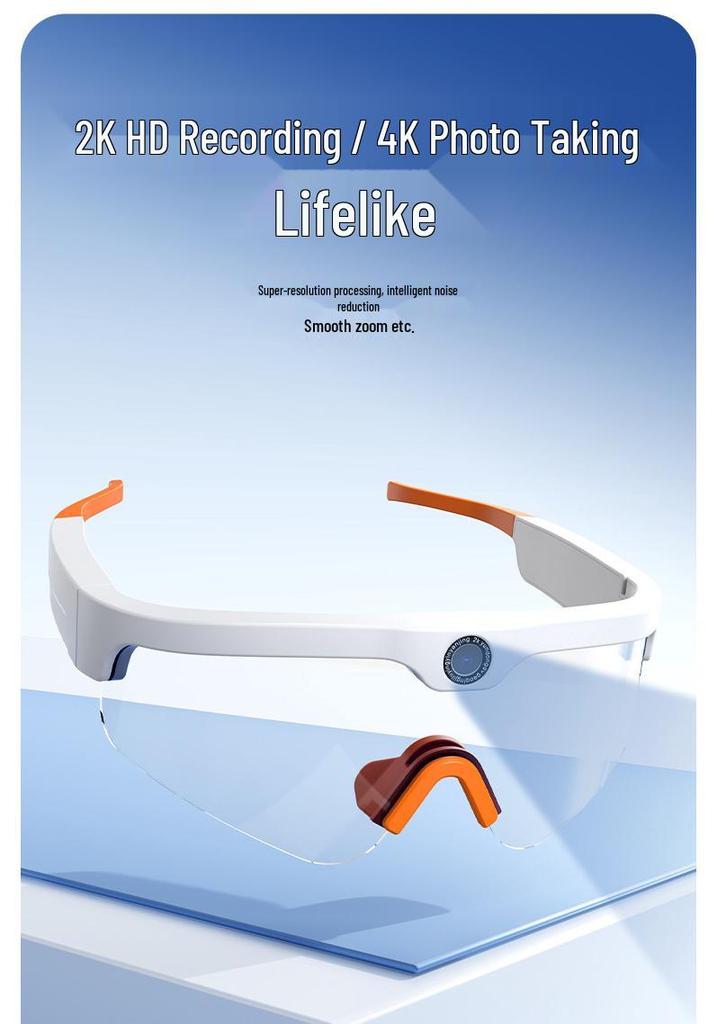 XV15 Smart Bluetooth Sports Glasses: 4K HD Camera, Music, Calls, Driving Recorder