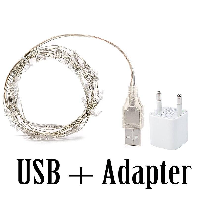Xiaomi LED Star Fairy Lights String 2/4/6M Battery/USB Plug Garland Stars Light for Room Wedding Party Decoration Navidad 2026