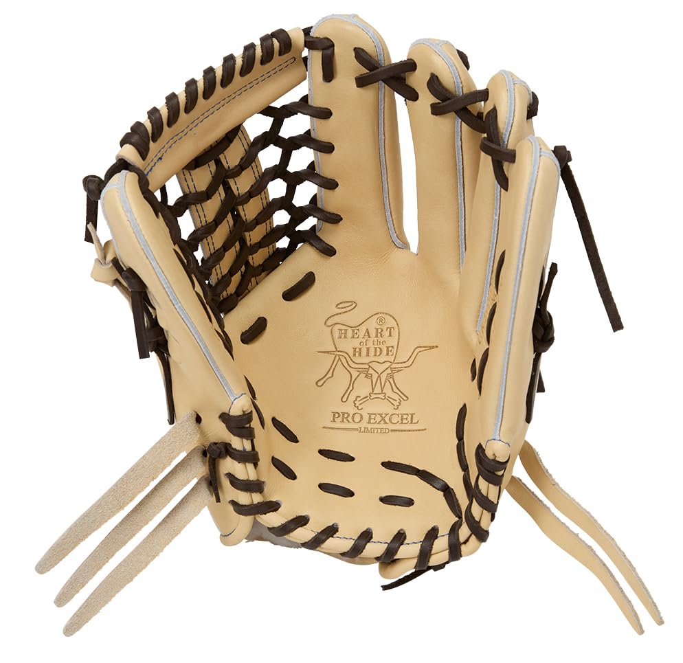 Rawlings PRO EXCEL GR5HEN65 Бейсбольная перчатка для броска HOH®, Софтбол, Универсальная, Верблюжья, 11,75 дюйма, Для правой руки