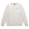 Kelme Men's Long Sleeve Crew Neck Sweatshirt with One-Point Logo (White, L)