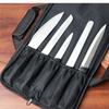 Double-Layer Oxford Cloth Chef Knife Bag, Scratch Resistant Large Capacity Portable Cutlery Storage Pouch for Western Cuisine Students