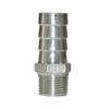 304 Stainless Steel Hex Threaded Water Hose Barb Connector