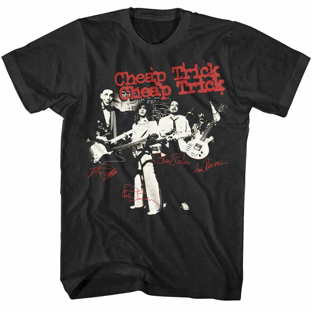 Cheap Trick Band Autographs Men’s T Shirt, Shirt For Music Fan Unisex T-Shirt