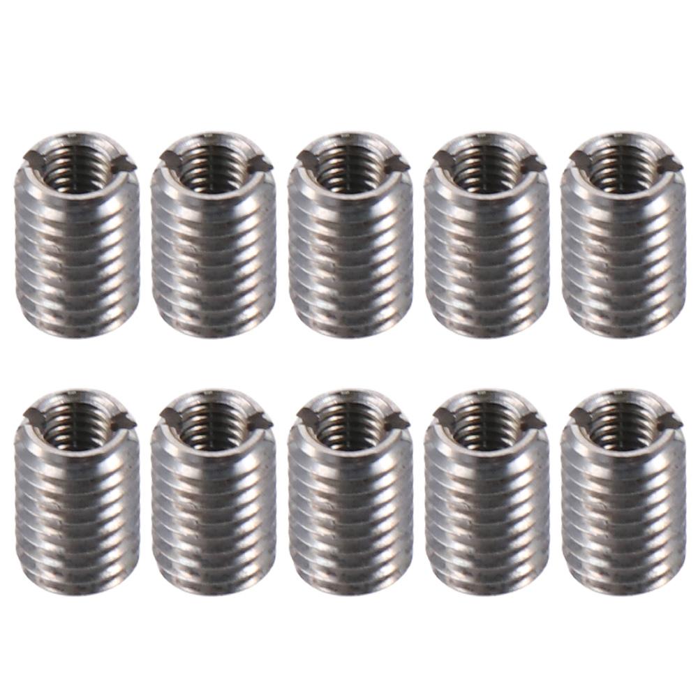 10 шт. гайки для ремонта с резьбой M8 Male to M5 Female из нержавеющей стали, гладкие гайки-переходники