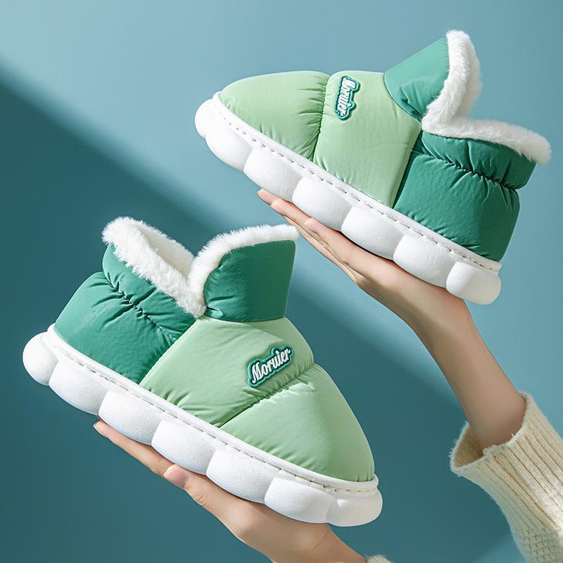 Детская домашняя обувь на толстой подошве с противоскользящим покрытием