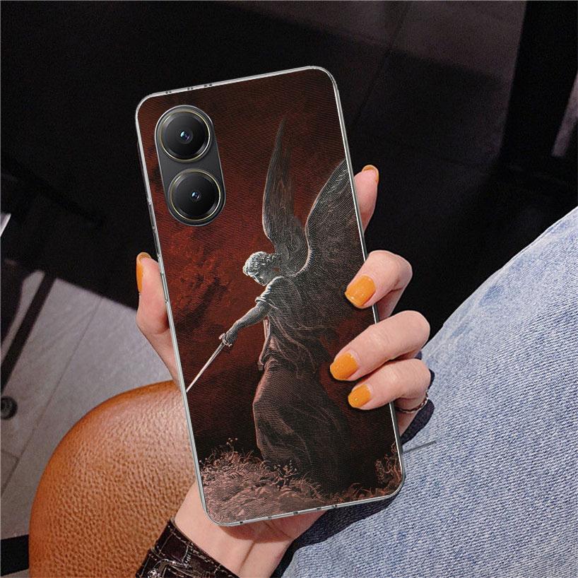 Чехол для телефона Архангел Михаил для Xiaomi Poco X5 X6 X7 Pro X4 Gt F7 Ultra M8 M7 Redmi 15C 15 13C 13 12C 12 Уникальный чехол Coque Poc