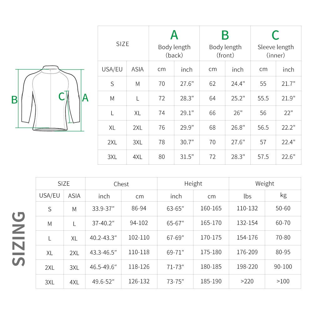 WOSAWE Men'sThermal Winter Cycling Jacket Fleece Lining Long Sleeve Jersey Windproof Running Riding Ciclismo Cycling Clothing