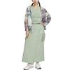 Nike ACG Snowgrass Logo Solid Color Midi Casual Skirt Women Skirts Horizon-Green Mountain-White FV7322-370