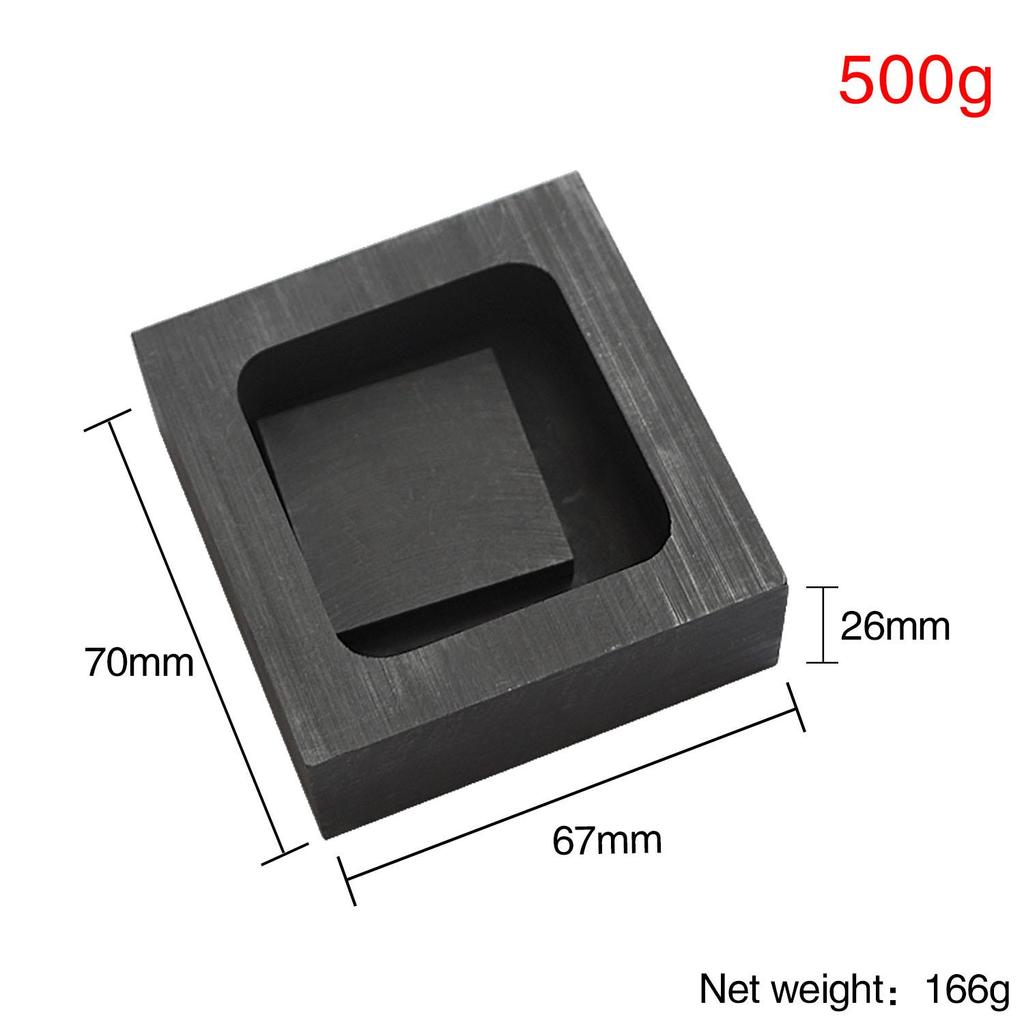 0,25-5 кг графитовый слиток, тигель, форма для плавки, литья, рафинирования золота, серебра, металла, алюминия, меди, латуни