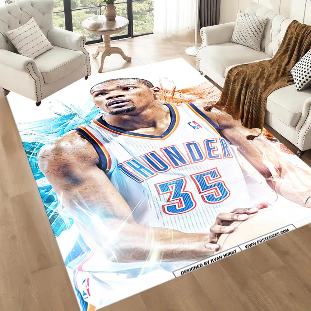 Kevin Durant Square rugs are a great choice for living rooms, bedrooms, home décor, and as gifts.