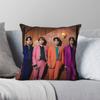 Forestella Korean Band Pillowcase Polyester Linen Velvet Printed Zip Decor Pillow Case Room Cushion Cover 18"