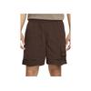 Nike Эластичные однотонные карманные повседневные шорты мужские шорты барочно-коричневые FN3217-237